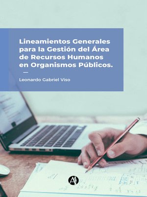 cover image of Lineamientos generales para la gestión del área de Recursos Humanos en organismos públicos